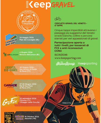 La challenge di Ciclo Promo Components si compone di sei prove, da maggio fino a ottobre
