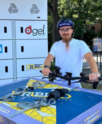 Gli hub utilizzati per il ritiro dei prodotti a Rimini, poi consegnati attraverso le cargo bike: è il progetto Horeca Last Mile