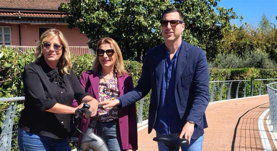 L'ultimo sopralluogo alla Ciclovia di Levante, con i Sindaci di Sarzana e Castelnuovo Magra Cristina Ponzanelli e Katia Cecchinelli