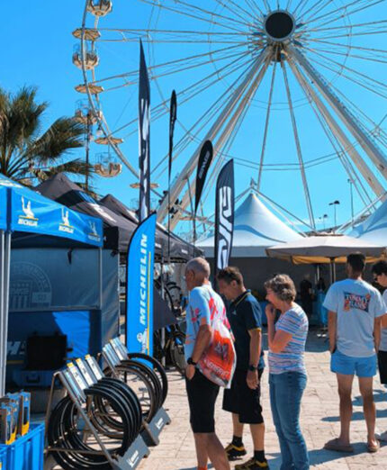 La presenza alla Nove Colli ha consentito allo staff Michelin di interagire con tantissimi appassionati