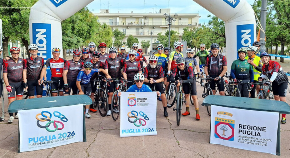 Il team del Velosprint Asd di Bitonto che organizza il Giro della Murgia da 4 anni
