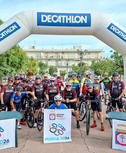 Il team del Velosprint Asd di Bitonto che organizza il Giro della Murgia da 4 anni