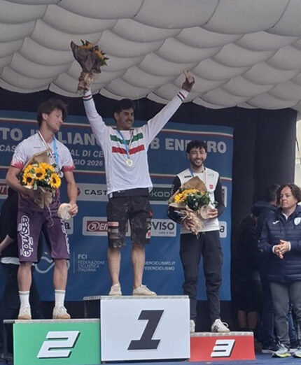 Il podio finale della sua categoria. Per Colarusso una vittoria che conferma l'affidabilità del motore Polini
