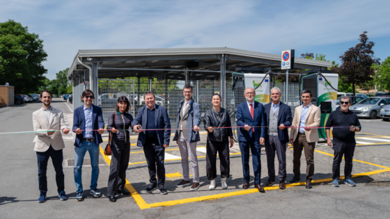 Gessate, bicistazione, ricarica elettrica, moto
