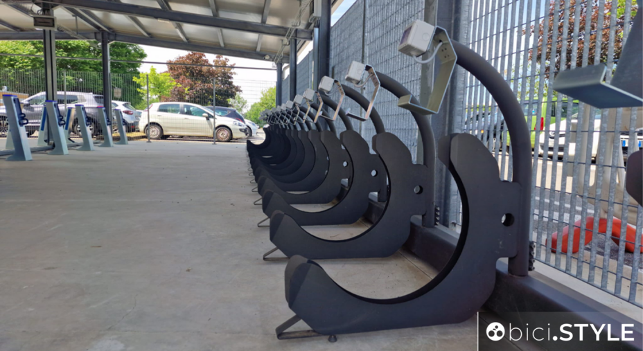 Gessate, bicistazione, ricarica elettrica, bici