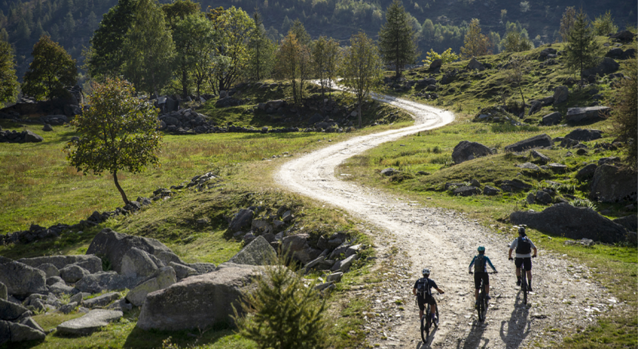 Upslowtour, mountain bike (foto Paolo Ciaberta)