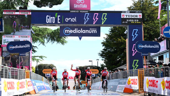 Giro-E 2026, tappa di Fermo con Team Citroen e Parkpre