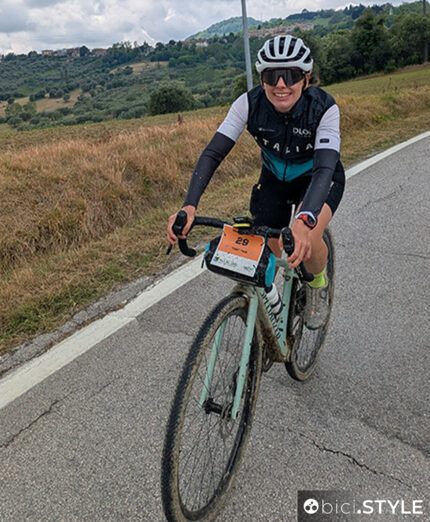 Gaia e il compagno Marco hanno pedalato sul TORO Tour, il percorso più lungo