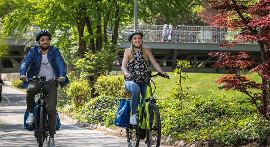 A Bolzano la bicicletta è una presenza abituale (immagine Luca Guadagnini)