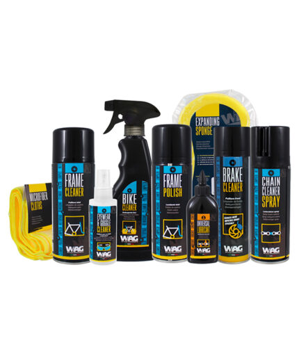 Ecco il contenuto del Kit Total Clean di WAG per la pulizia della bicicletta