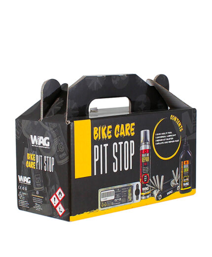 Questo invece il Kit Pit Stop, con il necessario per ripartire dalle forature