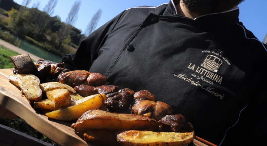 Borgo Stazione Bike Inn, Mincio, Veneto, Littorina, arrosto e patate, carne alla brace