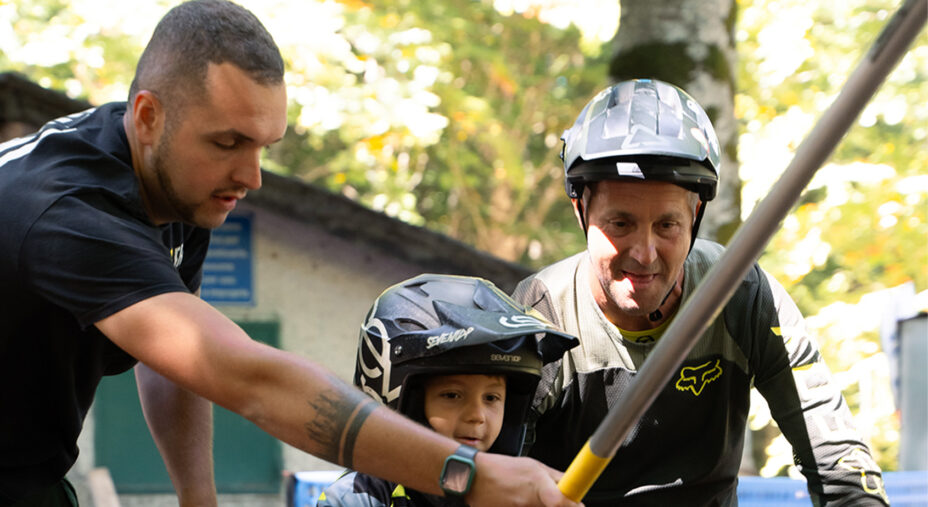 I corsi per i più piccoli sono un fiore all'occhiello per il bike park dell'Amiata