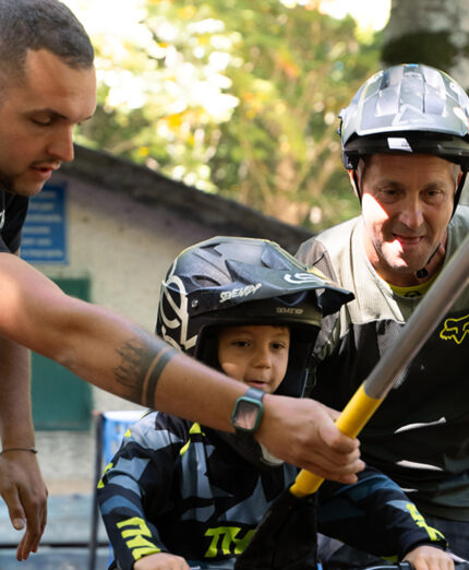 I corsi per i più piccoli sono un fiore all'occhiello per il bike park dell'Amiata