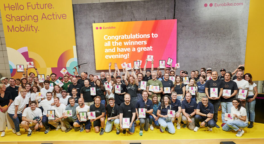I premiati dell'ultimo Eurobike Awards. C'è grande attesa per la cerimonia di quest'anno