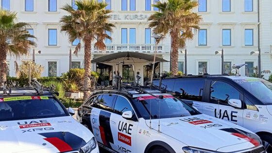 La UAE al Kursaal. Un anno per la sosta di un giorno