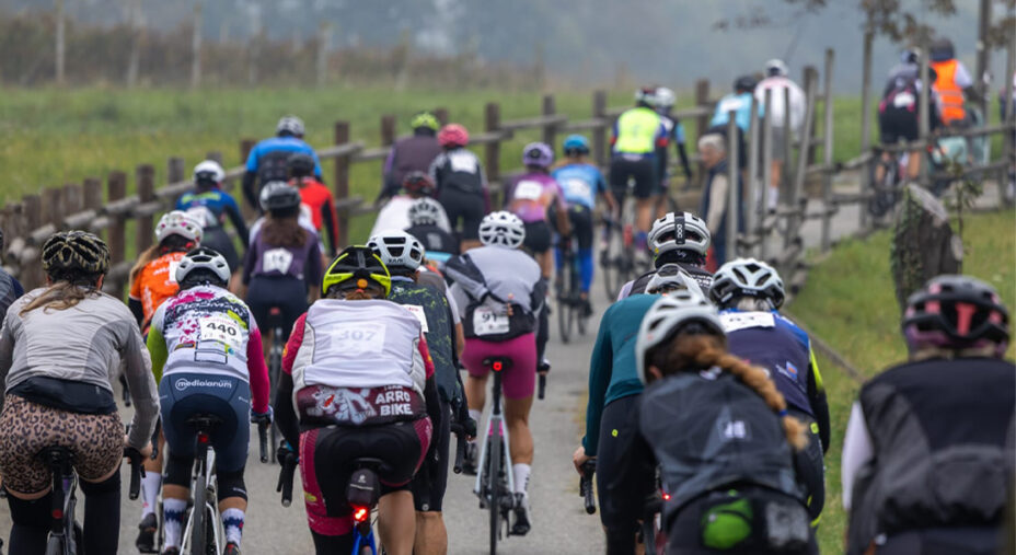 Il percorso disegnato nel Canavese è approssimativamente di 100 o 50 chilometri, per accogliere più cicliste