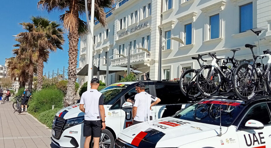 La UAE al Kursaal. Un anno per la sosta di un giorno