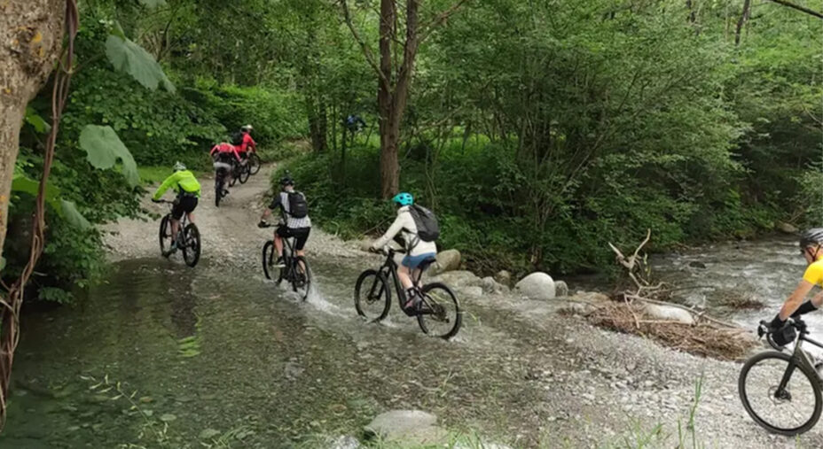 Molti passaggi della ciclovia Monaco-Milano sono lontani dalla normale circolazione stradale