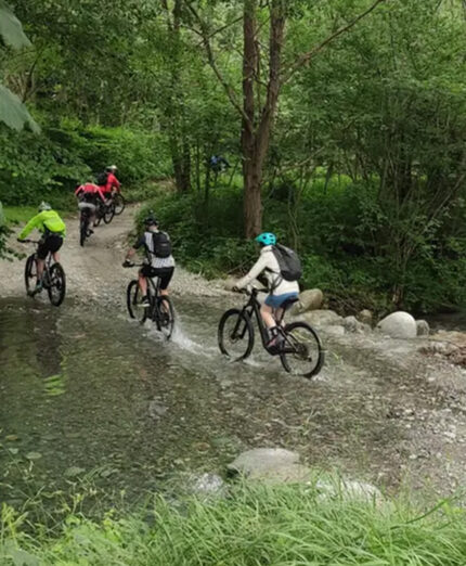 Molti passaggi della ciclovia Monaco-Milano sono lontani dalla normale circolazione stradale