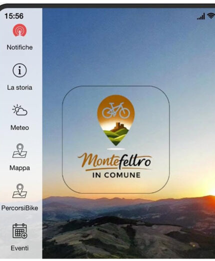 La App MyMontefeltro è frutto del progetto Bici in Comune voluto dal Ministro per lo Sport e i Giovani e dall'ANCI