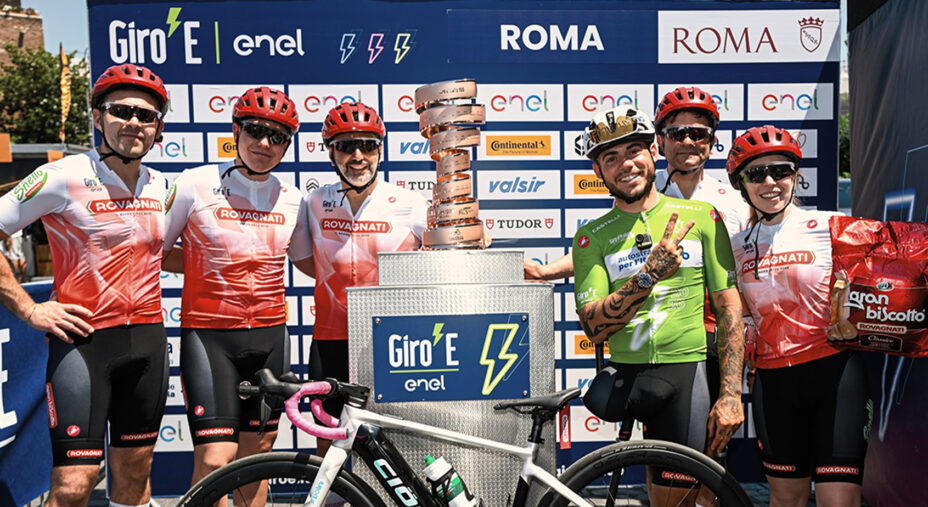 Il Team Rovagnati con la loro Ciocc equipaggiata con motore Polini