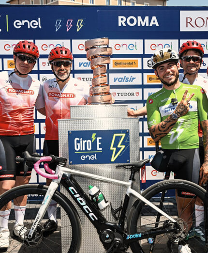 Il Team Rovagnati con la loro Ciocc equipaggiata con motore Polini