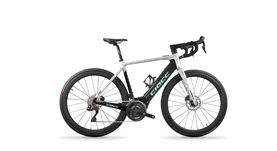 Il dettaglio della Ciocc usata dal team Rovagnati, efficiente per ognuna delle tappe del Giro-E