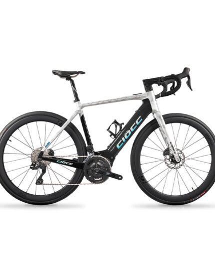 Il dettaglio della Ciocc usata dal team Rovagnati, efficiente per ognuna delle tappe del Giro-E