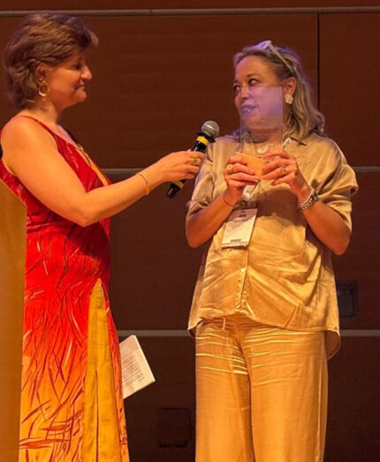 A destra l'Assessora alla Pianificazione Urbana del Comune di Rimini Valentina Ridolfi
