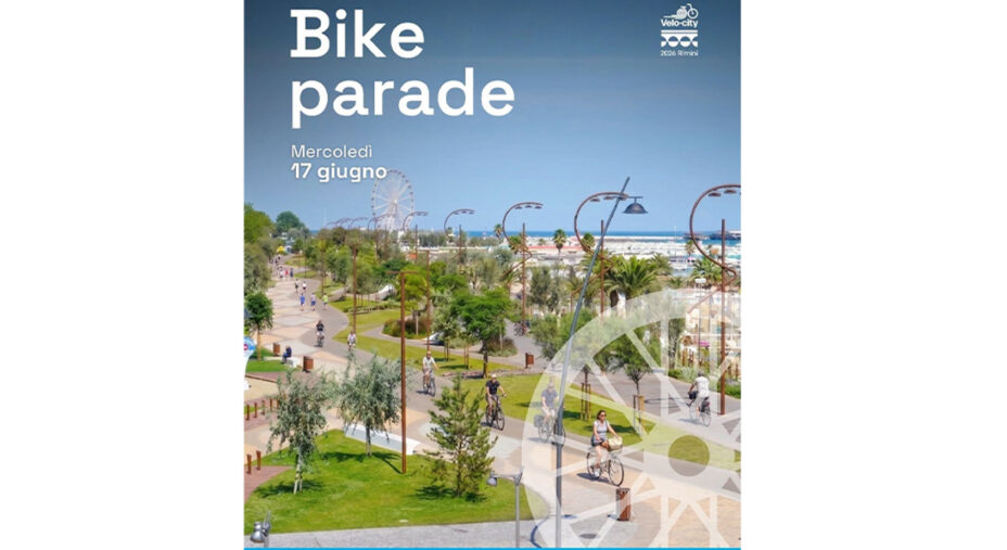 La locandina della Bike Parade svoltasi in coincidenza con Velo City 2026
