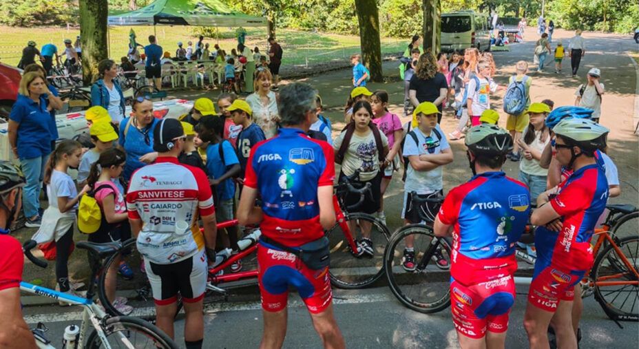 Anche la bicicletta ha avuto il suo giusto spazio in una città Salsomaggiore che ha investito tanto sulle due ruote