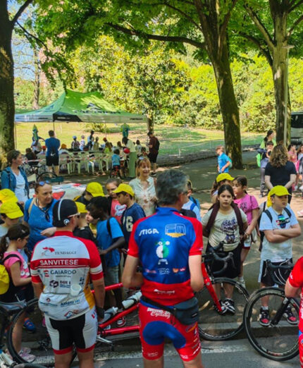 Anche la bicicletta ha avuto il suo giusto spazio in una città Salsomaggiore che ha investito tanto sulle due ruote