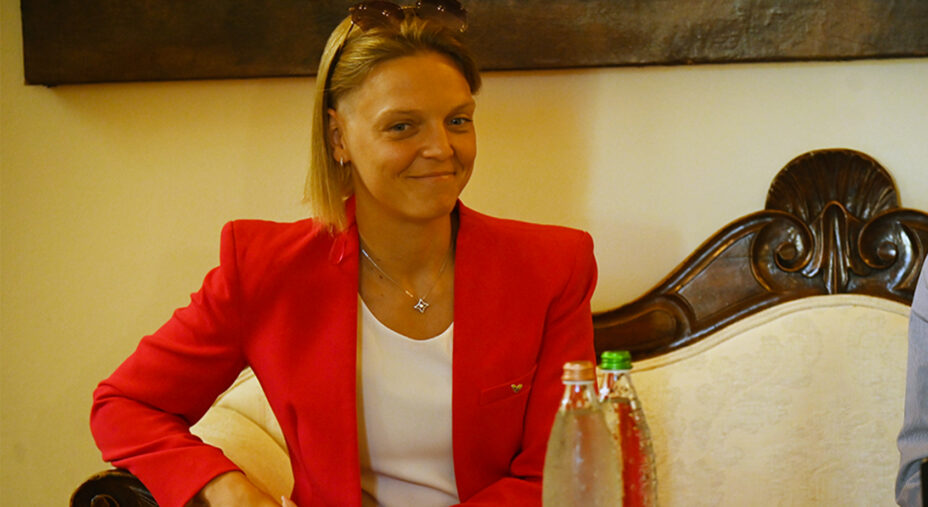 Conferenza stampa Arianna Fontana, Sondrio, Tour de Suisse 2026