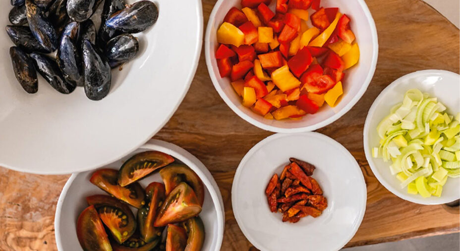 Le verdure giuste fanno sì che un piatto sia leggero, gustoso da mangiare ed equilibrato (foto Ristorante Eden)