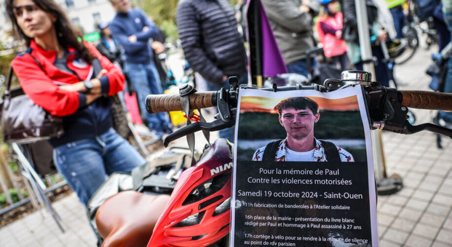 La mobilitazione dei francesi per l'omicidio di Paul Varry è stata immediata (foto Le Parisien)
