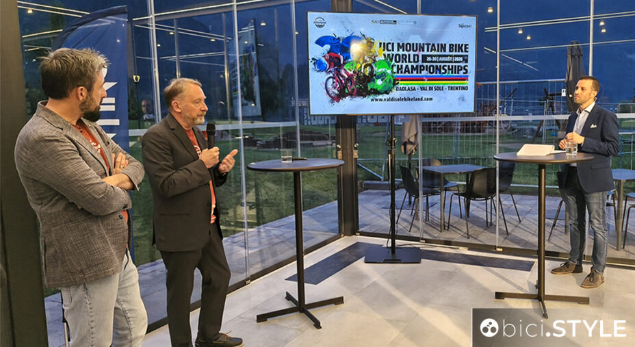 Fabio Sacco e Luciano Rizzo hanno illustrato a Molveno il programma dei mondiali in Val di Fassa