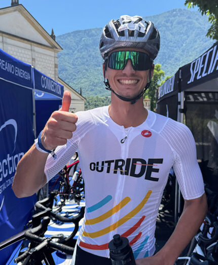 Filippo Guarnieri, uomo Specialized, ja corso con Fabio Aru e Daniel Oss
