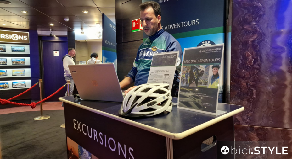 MSC Bike Adventours, MSC Crociere, tour, bici, e-bike