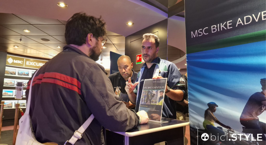 MSC Bike Adventours, MSC Crociere, tour, bici, e-bike