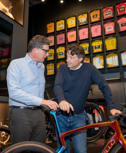 Massimo Panighel, Fausto Pinarello, Pinarello, bici, gravel