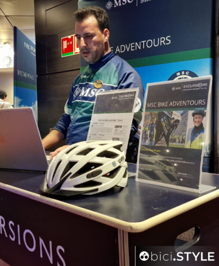 MSC Bike Adventours, MSC Crociere, tour, bici, e-bike