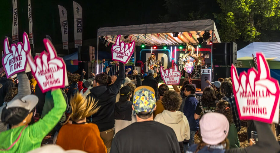 L'apertura è stata anche concerti e birra: una vera Coachella della MTB (foto Paganella Bike Park)