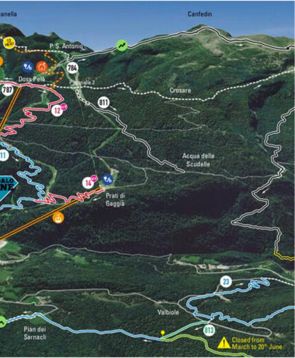 Quest'anno l'apertura è coincisa con l'ultimo giorno di attività della stagione invernale