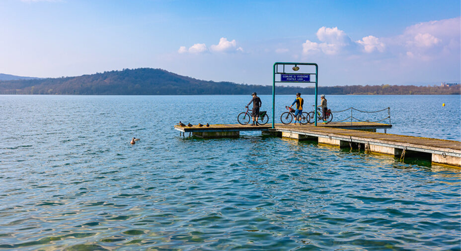 Il Lago di Viverone è a misura di cicloturista (foto EMelchiori)