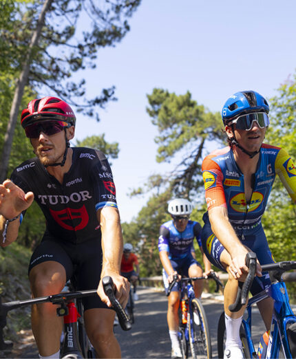 Matteo Trentin e Giulio Ciccone, entrambi in preparazione del Tour de France, sono fra i promotori di Triple Crown (foto Marco Muriella)