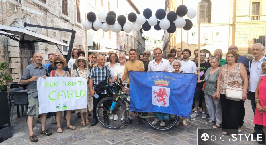 Carlo Caso, viaggio avventura dalla Cina a Narni