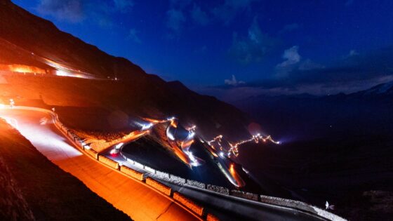 Stelvio Night, scalata in notturna, Trentino Alto Adige, Trafoi