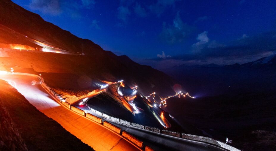 Stelvio Night, scalata in notturna, Trentino Alto Adige, Trafoi