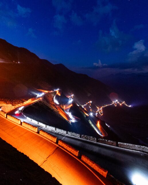 Stelvio Night, scalata in notturna, Trentino Alto Adige, Trafoi